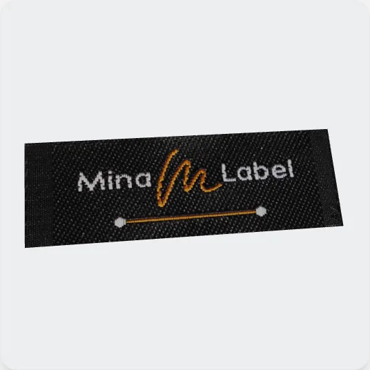 Contoh kualitas Block Kasar logo woven