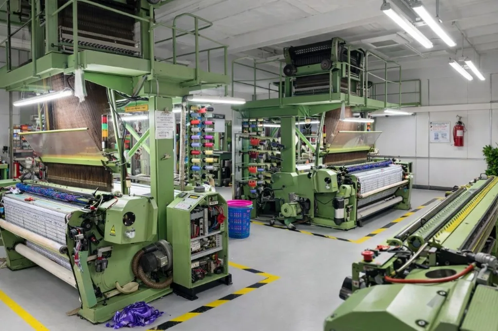 Pabrik produksi Logo Woven Mina